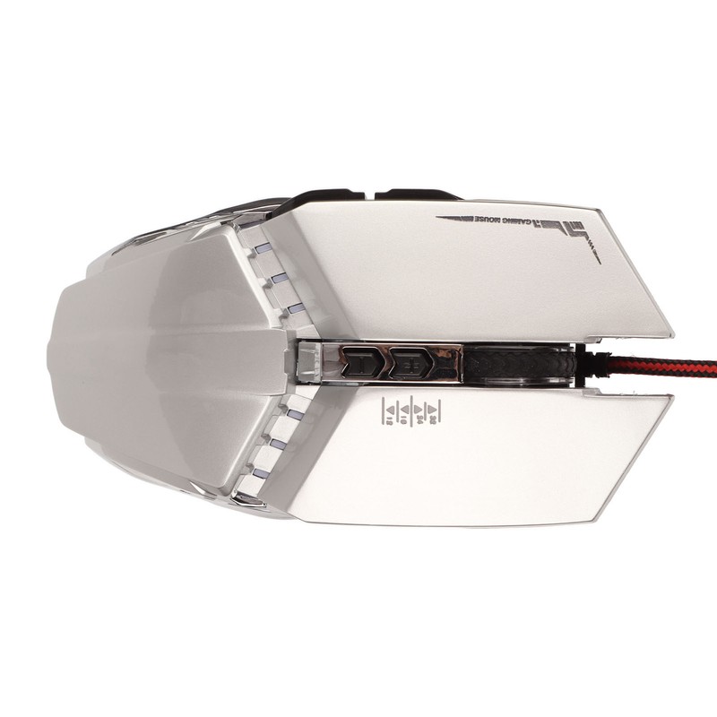 Gaming Mouse Ergonomic Design 4 DPI Adjustable Breathing RBG Backlit