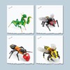 Vilbocr Mini Insect Building Blocks Toy Insect Collection Building Block