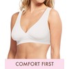 Carole Martin Crossover Slip-On Comfort Bra White 44