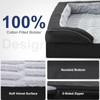 FURTIME Orthopedic Dog Bed for Small Dogs - Washable Dog