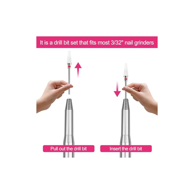 Traxenta 7 Pieces Nail Cutter Attachments, Cutter for Gel Nails,