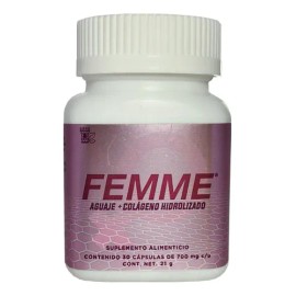 F Femme Aguaje Colageno Hidrolizado (30 Caps) Naturacastle Sabor Sin Sabor