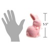 The Bridge Collection 5.5" - 7.25" Pastel Pink Bunny Figurines