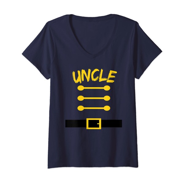 Womens Nutcracker Costume Uniform Matching Toy Soldier - Uncle V-Neck