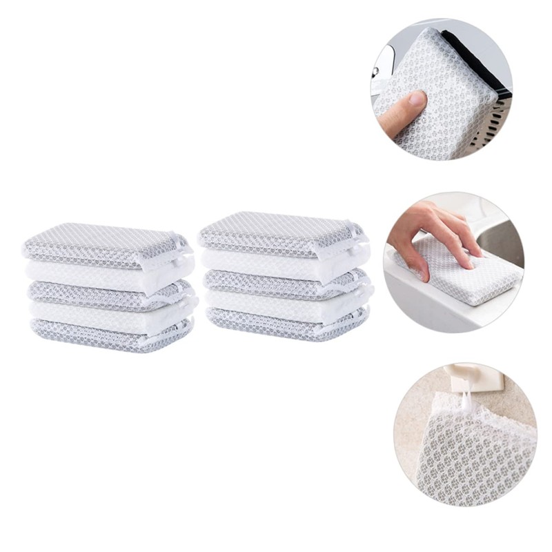 Outanaya 10Pcs Multi-Purpose Sponge Cleaning Brush Dish Cleaning Sponge Set