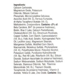 Centrum Multivitamínico Para Mujer Energía Inmunidad 65 Past                                                                                          