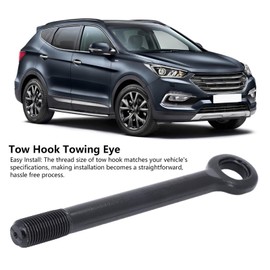 Tow Hook for Santa Fe Sport DM 2013-2015, Tucson Ix35 2010-2014 Only, 09147 2B100 Tow Eye Hook, Front Bumper Tow Eye Tow Tow Hook Tow Hook for Car