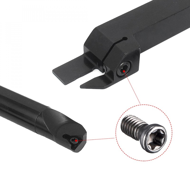 sourcing map Torx Screws Replacement Carbide Insert CNC Lathe M2.5