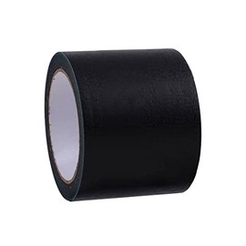 BRANSHERY Masking Tape, Wide, Permacell Tape, 90.6 ft (27.4 m), Black, 3.9 inches (100 mm) Width
