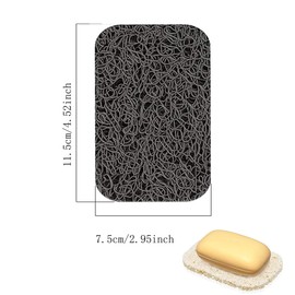 ZHjuju Soap Saver, Pack of 4 Soap Mat, Soap Dish Accessories for Kitchen/Bathroom/Worktop, Soap Mat Soap Cushion Accessories, Soap Pad, Milky White and Skin Tone