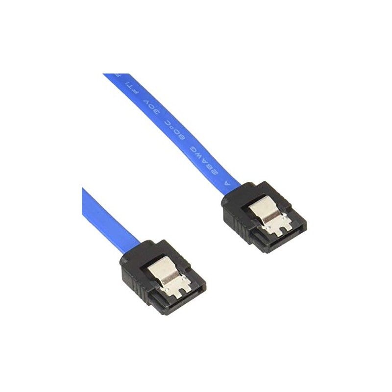 AINEX SAT-3105BL Serial ATA Cable with Latch, 19.7 inches (50