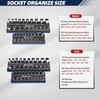 ColumPRO Foam Socket Organizer for Tool Box Drawer,Sockets Holder for