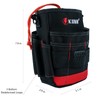 KUNN Small Tool Pouch Utility Tool Belt Pouches,Compact Top Drawstring
