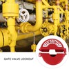 2Pcs Standard Gate Valve Lock Handwheel Fixed Engineering Plastics Lock