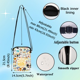 WZMPA Gilmore Inspired Crossbody Bag Lorelai & Rory Fans Gift Gilmore Luke's Diner Shoulder Bag Stars Hollow Gilmore Merch (Gilmore Wouldn't CB)