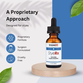 brazzoMD Stye Relief - Physician-formulated - Assists Chalazions, Made with Arnica & Calendula 1.0 Fl Oz.