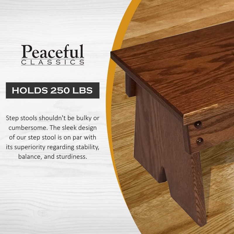 Peaceful Classics Step Stool - Amish Handmade Kids Step Stools