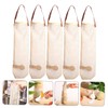 Ciieeo 4sets Reusable Hanging Mesh Produce Bags for Kitchen Onion