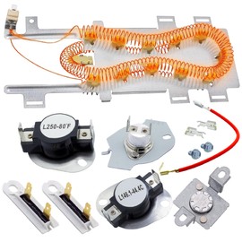 [UPGRADED] WP8544771 Dryer Heating Element Kit, 279816 Thermal Cut-Off, 279973 3392519 Thermal Fuse For Kenmore, Whirlpool WED9200SQ0 WED9550WW1 WED9400SW2 WED7300XW0 WED9150WW1 WED8300SW1 WED7800XW0