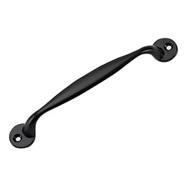 6 Pack Sliding Barn Door Handle Pull Black Tone Screws Included, 115mm