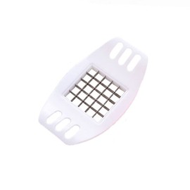 Potatoes Cutter Potatoes Fruit Vegetable Cutter Chipper Manual French Fry Cutter with Stainless Steel Blade(White)