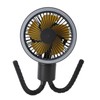 Portable Stroller Fan Handheld LED Night Night USB Rechargeable Multi
