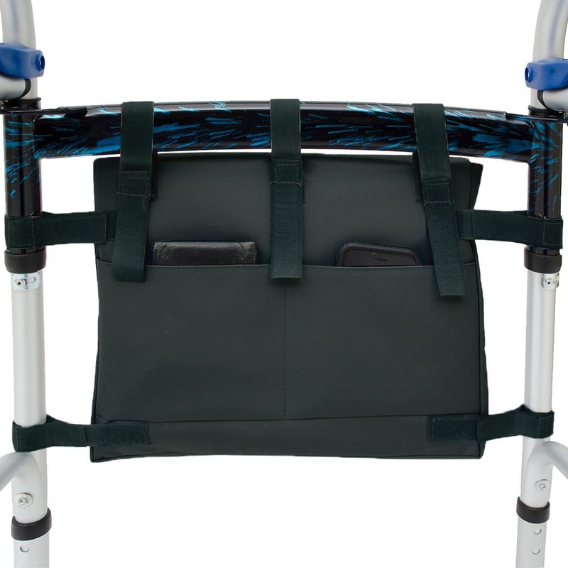 Top Glides Universal 6-Pocket Walker Bag/Tote/Pouch - Black