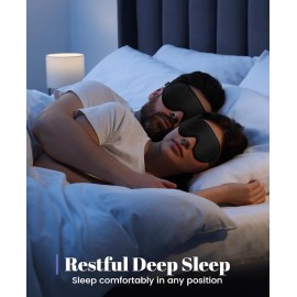 Does Not Apply WAOAW Sleep Mask for Men Women Blackout Eye Masks for Sleep 3D Breathable Soft