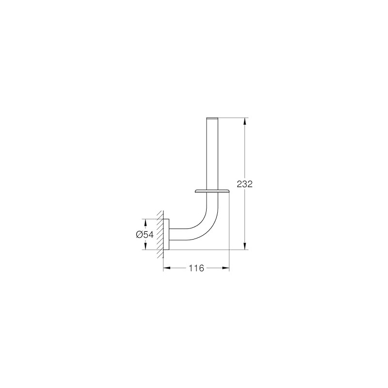 GROHE Start QuickFix Spare Toilet Roll Holder (Metal, Wall Mounted