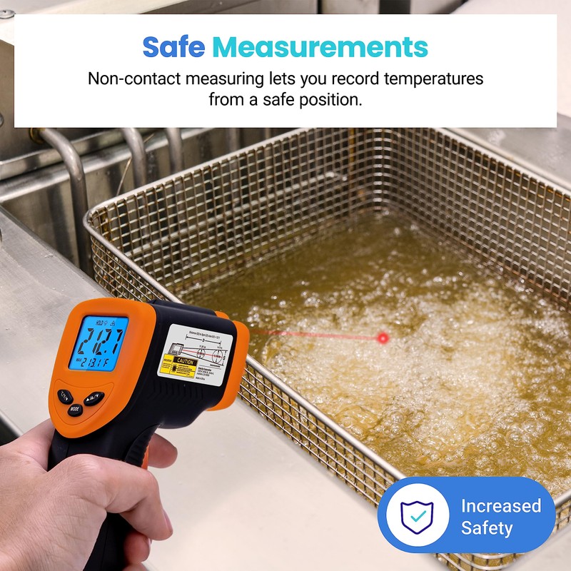 Etekcity Infrared Thermometer Laser Temperature Gun 774, Meat Food Candy