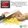 Emperor's Kitchen Organic Chopped Ginger 4.5 OZ Glass Jar (Pack
