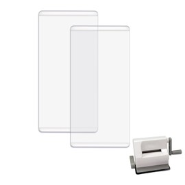 BAOFALI 2 Pcs/1 Pair Mini Cutting Pads for Die Cutting Machine； Clear Polycarbonate Plastic Mini Cutting Plates,Cutting Pads Die Cutting Plates 5.5x2.6inch (14x6.5cm Thickness:4mm/0.16inch)