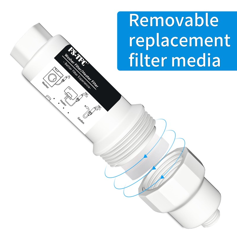 FS-TFC Inline Sediment Anti-Scale Filter Reusable 3/4" GHT Water Hose