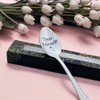 Engraved Silver-Plated Teaspoon with 'Treat Yourself' Message, 15cm, Gift Box