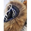 Real Pelts Collar Women Neck Warmer Scarf Raised Raccoon Hairs