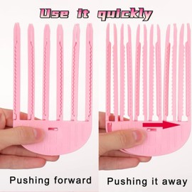 Pack of 2 volume clips hair, volume clip for the hairline, wind styling comb, volume clips for fluffy bangs, hair clip hairpin styling tools, for long and short (black)