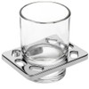 Croydex QM731841 Sutton Wall Mounted Tumbler & Holder with Zinc