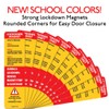 100 Pack - Lockdown Magnetic Strips for School Lockdowns -