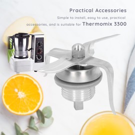 Gugxiom Mixer Blade Food Grade Stainless Steel Juicer Blades Replacement for Thermomix 3300