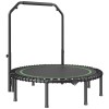VEVOR 51" Foldable Mini Fitness Trampoline Adults Exercise Rebounder with