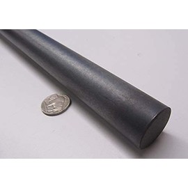 Nitride Coated 1045 Carbon Steel Precision Shaft 1.00" (1") Diameter x 12" Long 1 pc