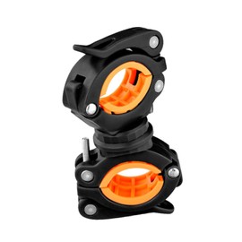 WHAMVOX 360 Bike Torch Bike Light Mounting Bracket Bike Light Bracket Flashlight Holder Cycling Torch Holder Bike Light Holder Flashlight Mount Bicycle Kickstand Mountain Bike Lamp Clip