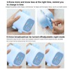 LED Alarm Clock Mini Portable Voice Control Temperature Display USB
