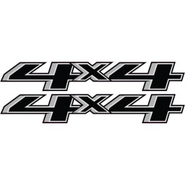 Vinylmark LLC 2014 -2016 Aftermarket 4x4 BLACKOUT Replacement Decals Sticker Set 4WD Chevy GMC