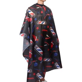ZJchao - Capas de pelo para corte de pelo, cubierta de peluquería ajustable para peluquería, peluquería para estilistas, barberos, colorear, permanente
