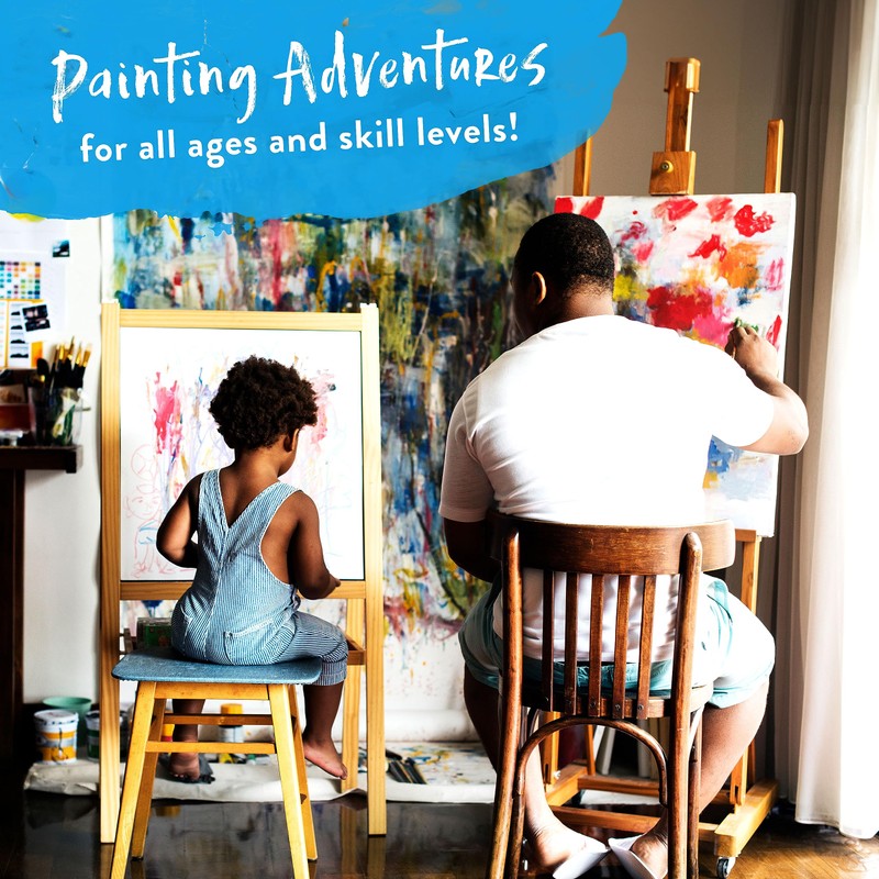 Chalkola 40 Acrylic Paint Set for Adults & Kids with