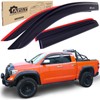APILT Outside-Mount Rain Guards Window Visors for 2022-2025 Toyota Tundra