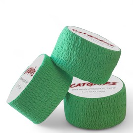 CATGRIPS Grip Tape, 3 XL Rolls of 23ft x 1.5 in, EAB Tape for Fitness, Weightlifting Tape, Thumb Tape, Lifting Tape, Gym Tape, Thumb Tape (Light Green, 3 Rolls x 1.5 in)