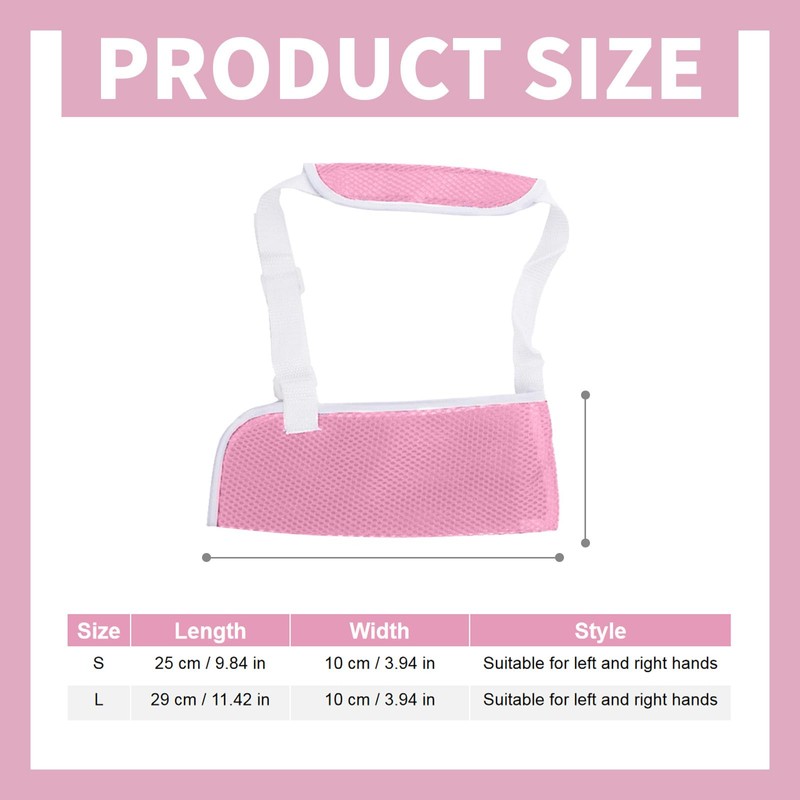 Breathable Arm Sling for Kids, Breathable Mesh Adjustable Support Arm