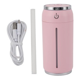 Mini Humidifier Compact Portable USB 7 Colors Light for Office Desk Bedroom Car Air Pink